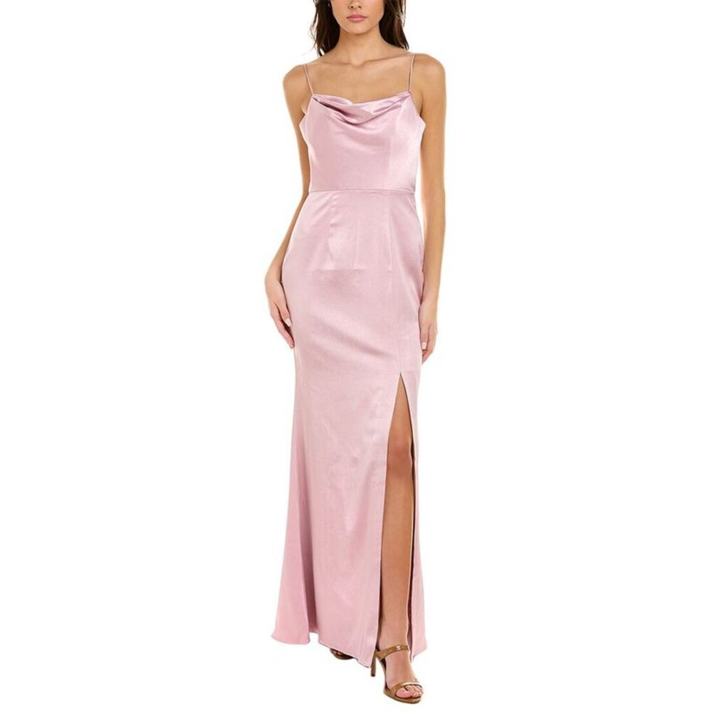 Black By Bariano Womens  Lana Gown, Pink